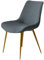 VELYTA Stuhlhussen,Schonbezug für Schalenstühle, Esszimmerstuhlbezüge, Dehnbare, abnehmbare Lounge-Eckstuhlbezüge ohne Armlehnen für Esszimmer, Küche, Schlafzimmer-Dark Gray||2pcs