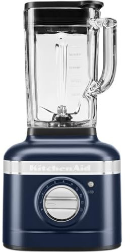 Kitchenaid 5KSB4026BIB Artisan Stand Blender K400 Glass Jar - Matt Ink Blue