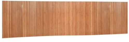 vidaXL Paravent, Raumteiler für Schlafzimmer Wohnzimmer Büro, Trennwand Umkleide, Sichtschutz Spanische Wand, Natur 165x800cm Bambus