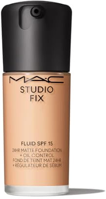 Studio Fix Fluid SPF 15 24Hr Matte Foundation plus Ölkontrolle, C4 by MAC for Women, 24 ml Foundation