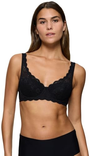 Triumph Damen BH Amourette WHP, mit Bügel, Gepolstert, Verstellbare Träger, 95A, Schwarz