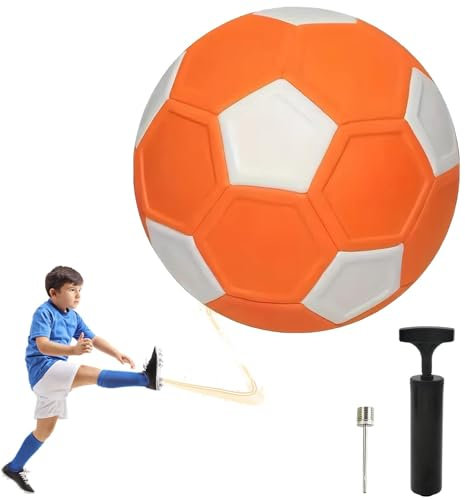 PVFZXS Curve Ball, 20cmcurveball, Ausgestattet Mit 1-Ballpumpe,Curve Ball Fussball, Flexibler Fussball Mit Wissenschaftlichem Design, Kinder Kleiner Sportball Für 5–15 Jährige