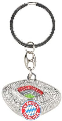 FC Bayern München | Schlüsselanhänger Arena| Silber