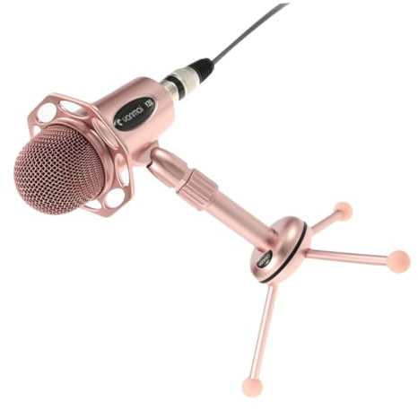 WATIIFUFU Adjustable Stand Microphone Kit Speech Mic Arm Soundproof Desktop Mic for Gaming Singing ° Rotating Tripod Stand