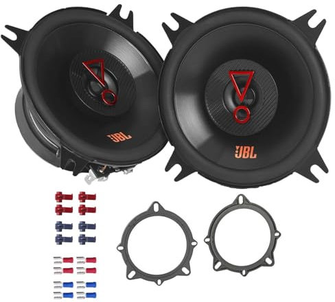 JBL Auto Lautsprecher Boxen Stage3 427F 180 Watt 10 cm 2 Wege Koax passend für BMW 5er E60 E61 2006-2010 Türen vorne