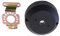 sporful Kit de montaje de dirección giratoria para barco marino con bisel de 90 grados, plástico negro, bisel en ángulo de 90 grados para dirección mecánica