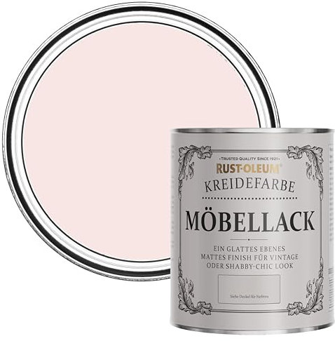 Rust-Oleum Pink Upcycled Furniture Paint in Chalky Finish - Strawberry Vanilla 750ml