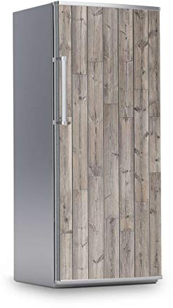 Kühlschrank Aufkleber I Dekofolie für Kühlschrankfront - Folie Sticker abwaschbar I Dekoration Küche - Design: Dark washed