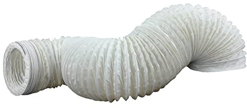 Fantronix Flexible PVC Hose 102mm External Diameter / 100mm - 4 inch Universal Tumble Dryer Cooker Hood Extractor Fan Air Hose - 6 Metre Length