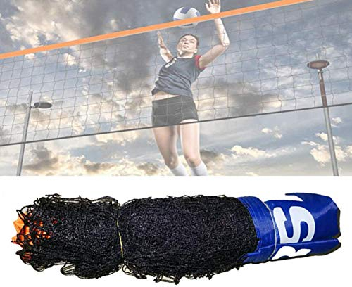 Jilijia 3–6 Meter verstellbares, faltbares Mini-Tennis- und Badminton-Kombi-Volleyball-Netz für Kinder, tragbar, für den Garten, Mini-Tennisnetz für Spieltraining (ohne Regal), 5 m