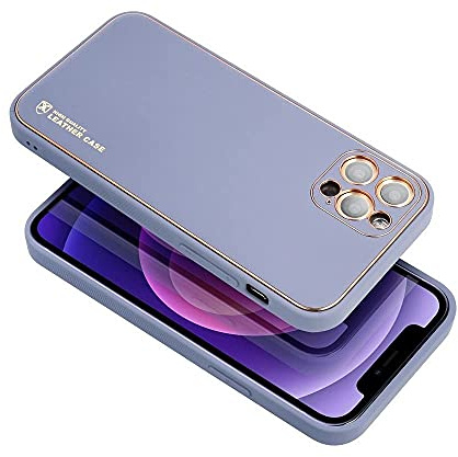 COFI 1453 Leder Case Hülle Handyschale Handy-Hülle Cover Bumper kompatibel mit iPhone 11 Pro Blau