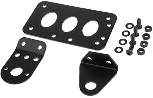 Motorcycle Side Mount Number License Plate Bracket Holder Universal