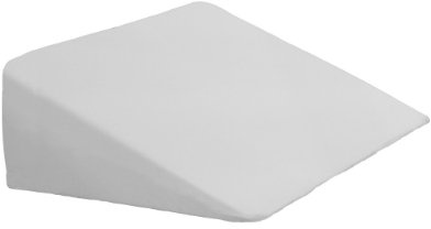 Dukal | Bezug für Keilkissen | 55x60x25 cm | aus hochwertigem DOPPEL-Jersey | 100% Baumwolle | Farbe: Weiss