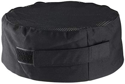 VALICLUD Mesh Top Chef Cap Professionelle Gastronomie Kochmütze Verstellbar Atmungsaktiv Totenkopf Cap Schwarz, Schwarz , Medium