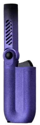 Accendino a getto senza gas), accendino antivento, design con rotazione multiangolare, accendino ricaricabile, idea regalo per gli uomini (viola)