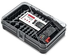 Kistenberg Battery Box KBBT Battery Organizer Storage Box with Removable Tester 85 Slots