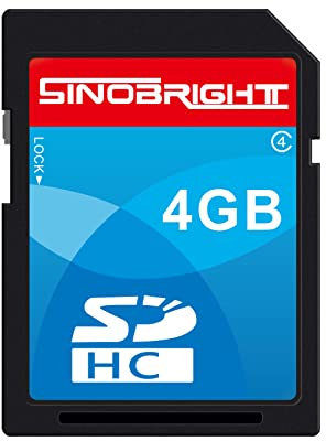 SD Card 4GB SDHC Class 4 Flash Memory Card 4 GB Digital Camera Cards 1Pack