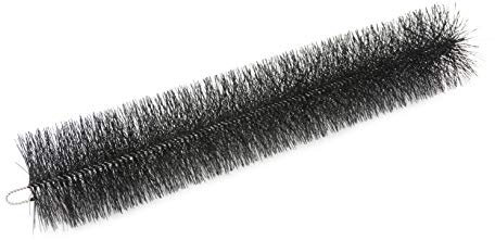 Forega - 25 Stück Filterbürsten, für Ihren Teichfilter und Koi Teich Filter (70x10) | Effektive Reinigung und klares Wasser | Hochdichte Polypropylenfasern | Wellenförmiges Borstendesign, Schwarz