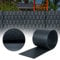 YZNAHRE 10x Hart PVC Sichtschutzstreifen Gartenzaun Sichtschutz für Doppelstabmatten, 2,5m x 19cm Anthrazit Zaunsichtschutz Sichtschutz