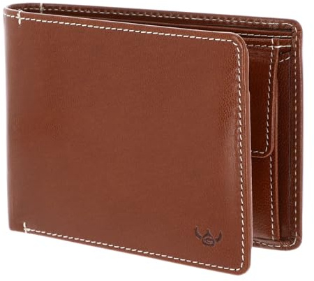Golden Head Leder Geldbörse Bari RFID Protect Scheintasche 1138 Cognac braun