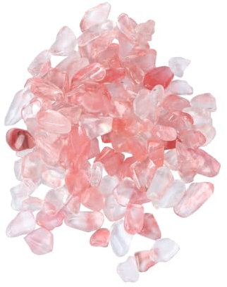 HAPINARY Galets d'Aquarium Gravier Rose Naturel 100G 5-7Mm Pierres Décoratives en Vrac pour Plantes en Pot Succulentes Décoration de Vase Paysagisme Jardin Extérieur Allée Étang