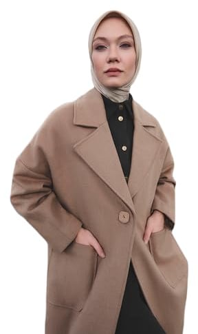 ARMİNE Mantel – Moderne und elegante Hijab-Mode | 36-38 - Braun