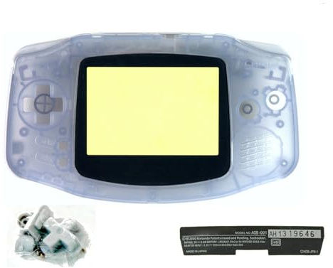 CHICHIYANG Coque de rechange pour console de jeu Nintendo Game Boy Advance Bleu transparent