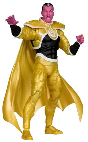 McFarlane DC Multiverse Sinestro (Parallax) (Green Lantern) Gold Label - Figura de acción de 7 pulgadas