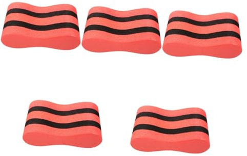 Milisten 5pièces Planche De Natation Garçon Fille Flotteur De Formation pour Apprentissage Natation Flottaison pour Entraînement Jambes Rouge Et Noir