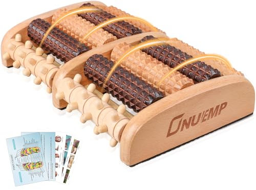 Rouleau de massage des pieds en bois de hêtre, appareil de massage des fascias, lutte contre la cellulite, relaxation musculaire pour jambes, taille, fesses, ventre, cou, épaules et bras