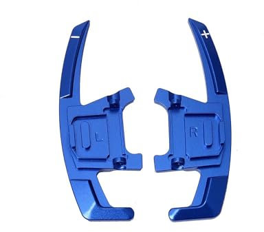 XJJJWL Estensioni Leve Cambio per VW per Golf 7 per GTI per GTD per GTE per MK7 per Polo Estensore al Volante per Auto Palette per Volante(Blue)