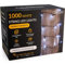 CHRISTOW Christmas Fairy Lights, White LED String Lighting with Timer, Indoor & Outdoor, Mains Operated 5m Cable, 8 Light Modes Flashing & Static, Green Cable (1000 LED / 100m Lit Length)