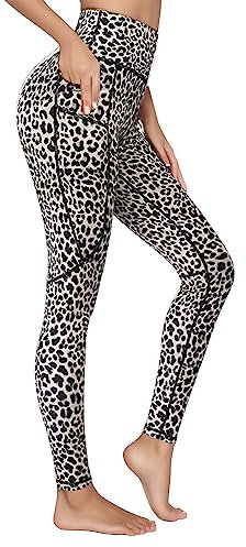 EWFAS Sport Leggings Damen mit Tasche High Waist Sporthose Blickdicht Yogahose Push Up Slim Fit Fitnesshose Laufhose Hochwertige Prägedruck Yogahose Blickdicht Sporthose für Gym Sport Yoga