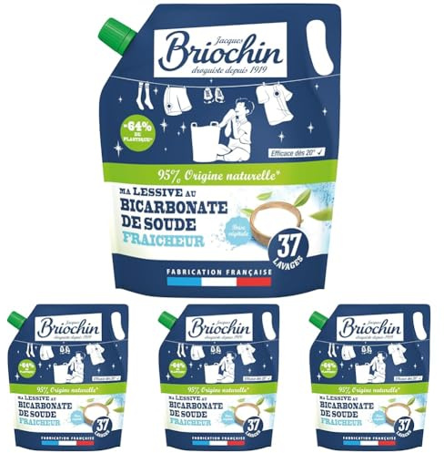 Recharge Ma Lessive au bicarbonate de soude - Fraîcheur 1,7L (Lot de 4)
