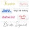 Personalised Iron On Vinyl Name Stickers | 21 Colours | Perfect for Fabrics Polyester T-Shirts Jumpers School Bag | Vinyl Decal | Organising Labels | Custom Business Decals | Calligraphy Stickers