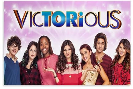 Victorious Performer Fan Art Group Picture Poster Dekorative Malerei Leinwand Wandkunst Wohnzimmer Poster Schlafzimmer Malerei 08x12inch(20x30cm)