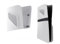 Hzxkqmil Piastre di Copertura Superiori per PS5 Pro Console, Guscio di Ricambio Piastre Laterali Sinistra e Destra Coperchio Superiore con Prese D'aria per PS5 Pro Digital/Disc Edition, Bianco