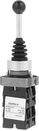 XD2PA14 4NO 4 Circuitos de Control de Joystick de Posición de Bloqueo de Lort para Control Industrial AC/CC, Circuitos de Control Resistentes Al Agua/Aceite/Polvo