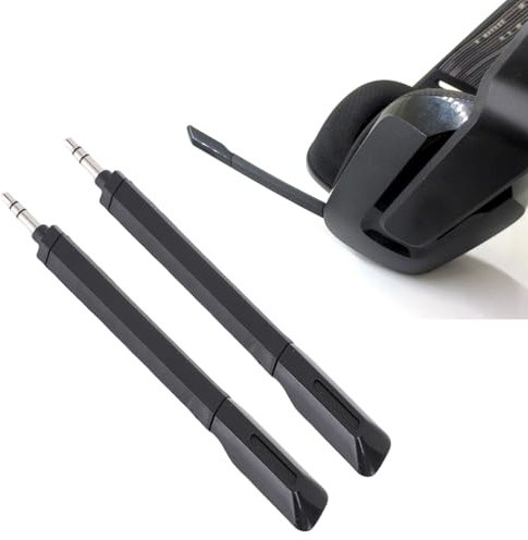 Plyisty 2-teiliger Mikrofonersatz für das Kabellose G733 Gaming-Headset, Abnehmbares 3,5-mm-Mikrofon mit Geräuschunterdrückung