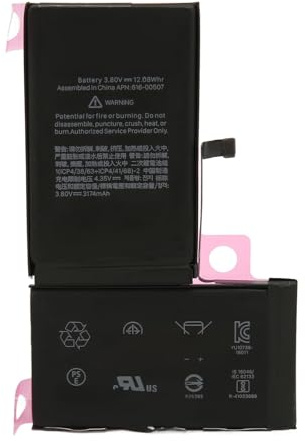BONKZEBU Batteria Sostitutiva per Xs Max Ad Alta capacità 12,08 Wh 3174 MAh A1921 A2101 A2102 A2104 per Telefono