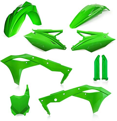 ACERBIS 0022985.130 Complete Set Plastic Fits Kawasaki Kxf 250 2018 Green