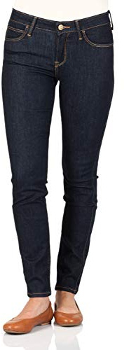 Lee Damen SCARLETT' Skinny Jeans, , Blau (Rinse 36), 25W / 33L