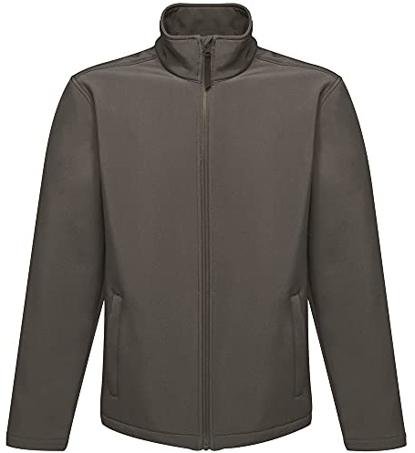 Regatta Homme Softshell Hydrofuge Et Coupe-Vent Professionnelle Reid Veste, Gris (Noir)., XXL EU