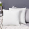Deconovo Kissenbezug Samt Kissenbezüge Sofa Zierkissenbezüge Weich Kissenhülle Dekor Schlafzimmer Sofakissen Wohnzimmer Dekokissen Couch Kissenhüllen Büro, 40x40 cm, Weiß, 2er Set