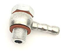 RACCORDO CODOLO GIREVOLE RUBINETTO BENZINA M10 X 1 MOTO CICLOMOTORI BENZINA 6 MM