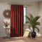 AmeliaHome Blackout Vorhang 140x270 cm dunkelrot 1 St. Kräuselband Verdunkelungsvorhang Blickdicht Fensterdekoration Dekoschal Dekorvorhang Blackout