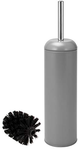 bremermann WC-Garnitur Rialto, WC-Bürste Standbürste, Edelstahl/Metall (grau)