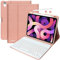 Custodia per tastiera iPad 10.9 per il nuovo iPad Air 4 Generation 10.9 2020 / iPad Pro 11 2018 con tastiera Bluetooth wireless staccabile - Custodia con protezione completa con supporto (Champagne)