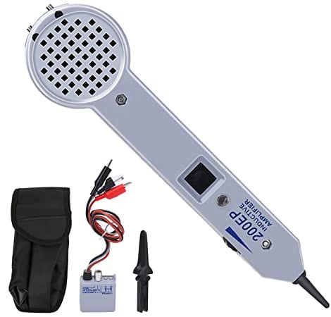 RUIZHI Kit de generador de audio, buscador de línea de medición de cable de red, circuito de seguimiento de cable Buscador de línea de probador de cable de alta precisión 200EP