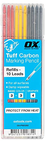 OX Tuff Carbon - Basic Colour & Graphite Lead (10pk)